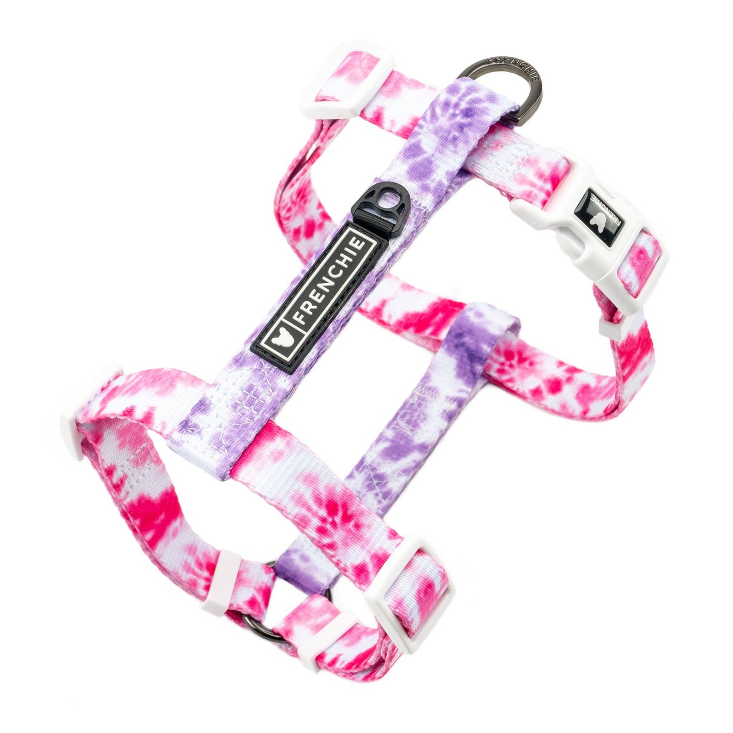 Frenchie - Frenchie Strap Harness - Pink Tie Dye