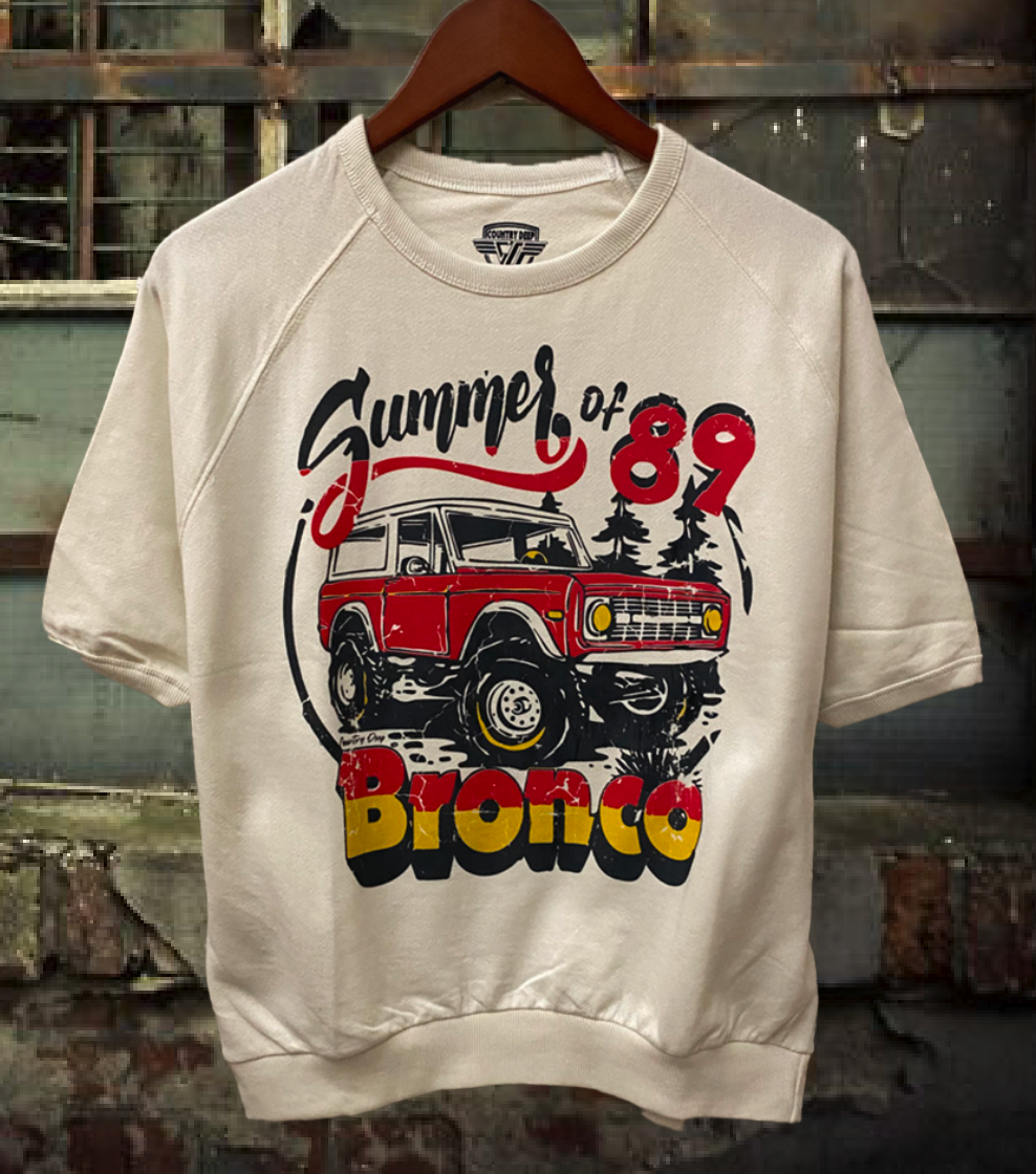 Bronco Short sleeved Sweatshirt