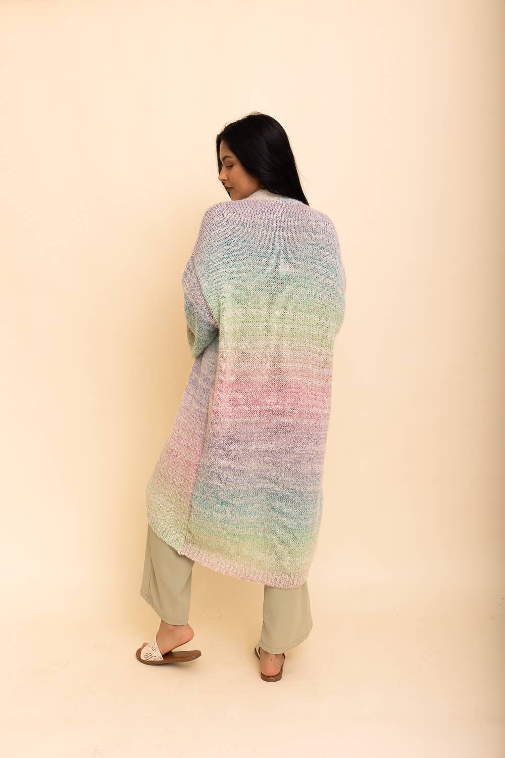 Soft Ombre Longline Cardigan π