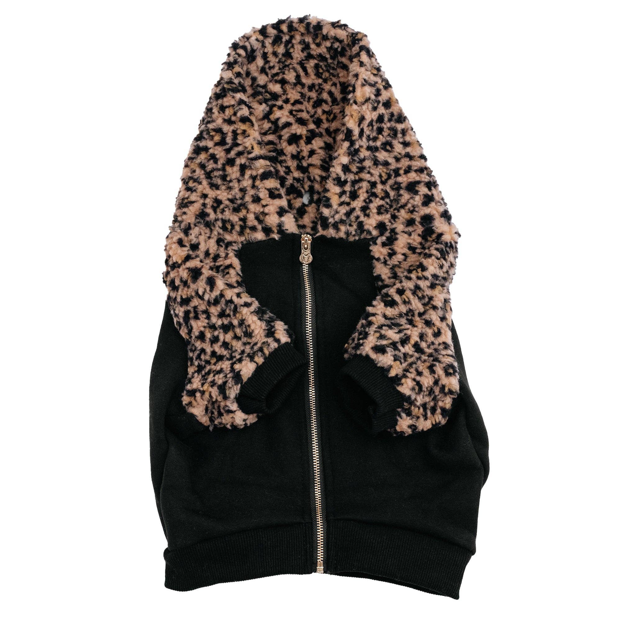 Frenchie - Frenchie Dog Hoodie - Teddy Leopard