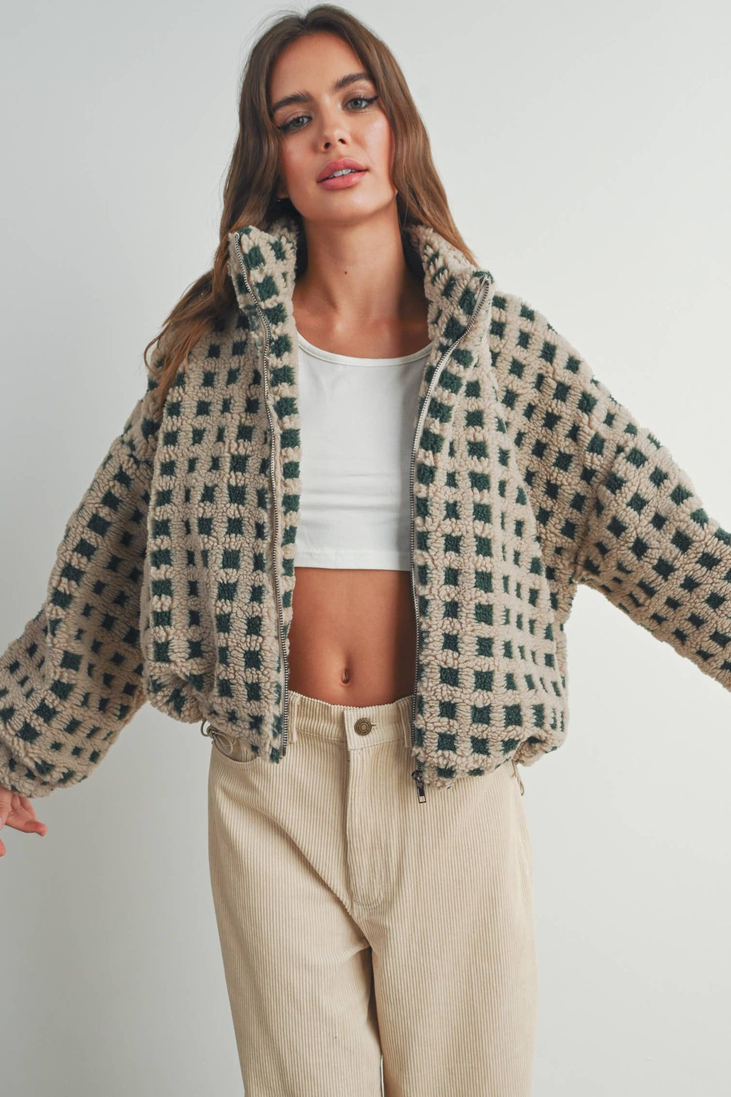 Fuzzy Sherpa Jacket