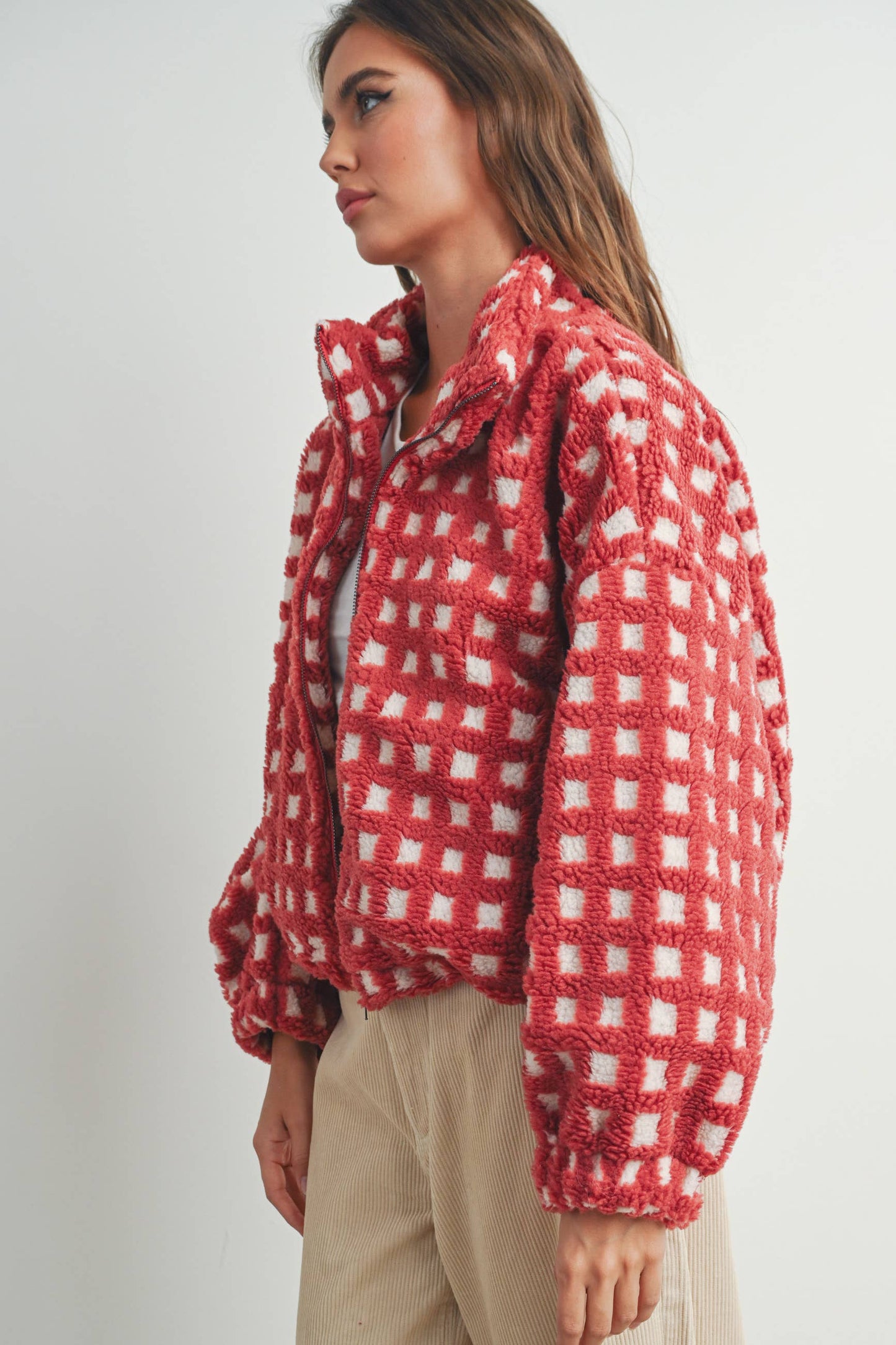 Fuzzy Sherpa Jacket