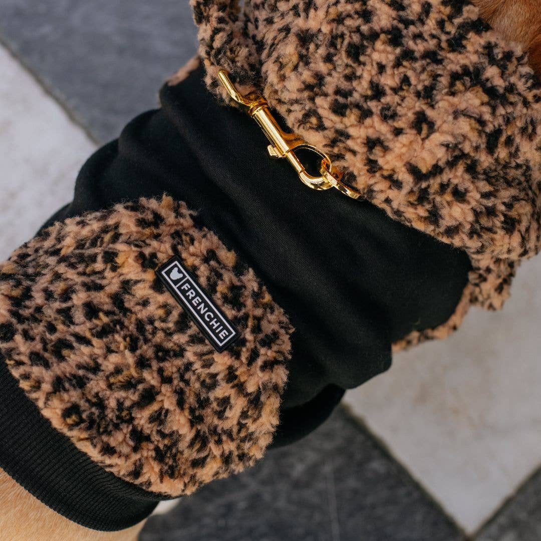 Frenchie - Frenchie Dog Hoodie - Teddy Leopard