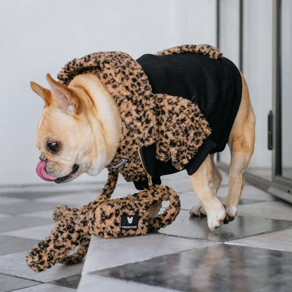 Frenchie - Frenchie Dog Hoodie - Teddy Leopard
