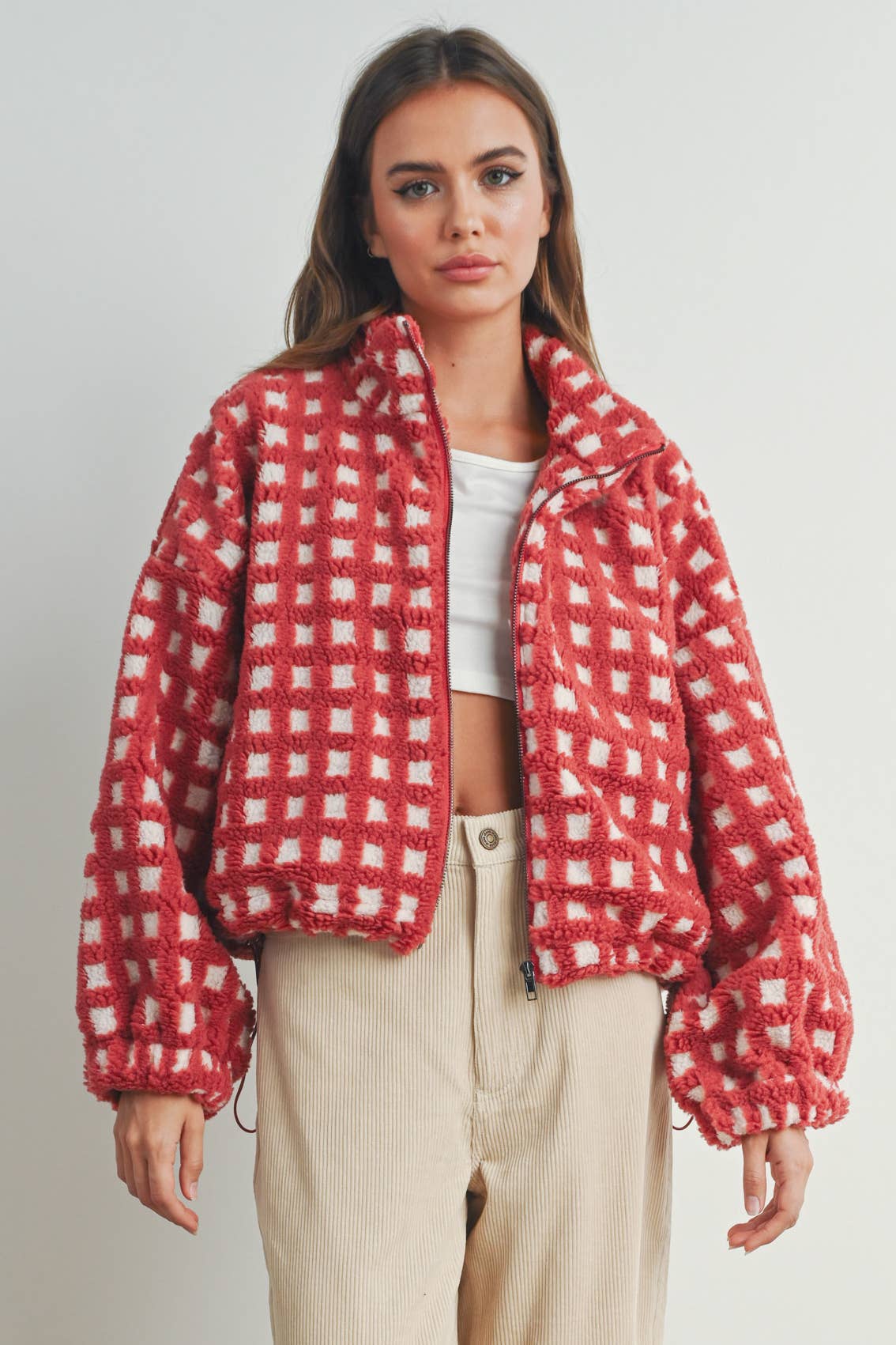 Fuzzy Sherpa Jacket