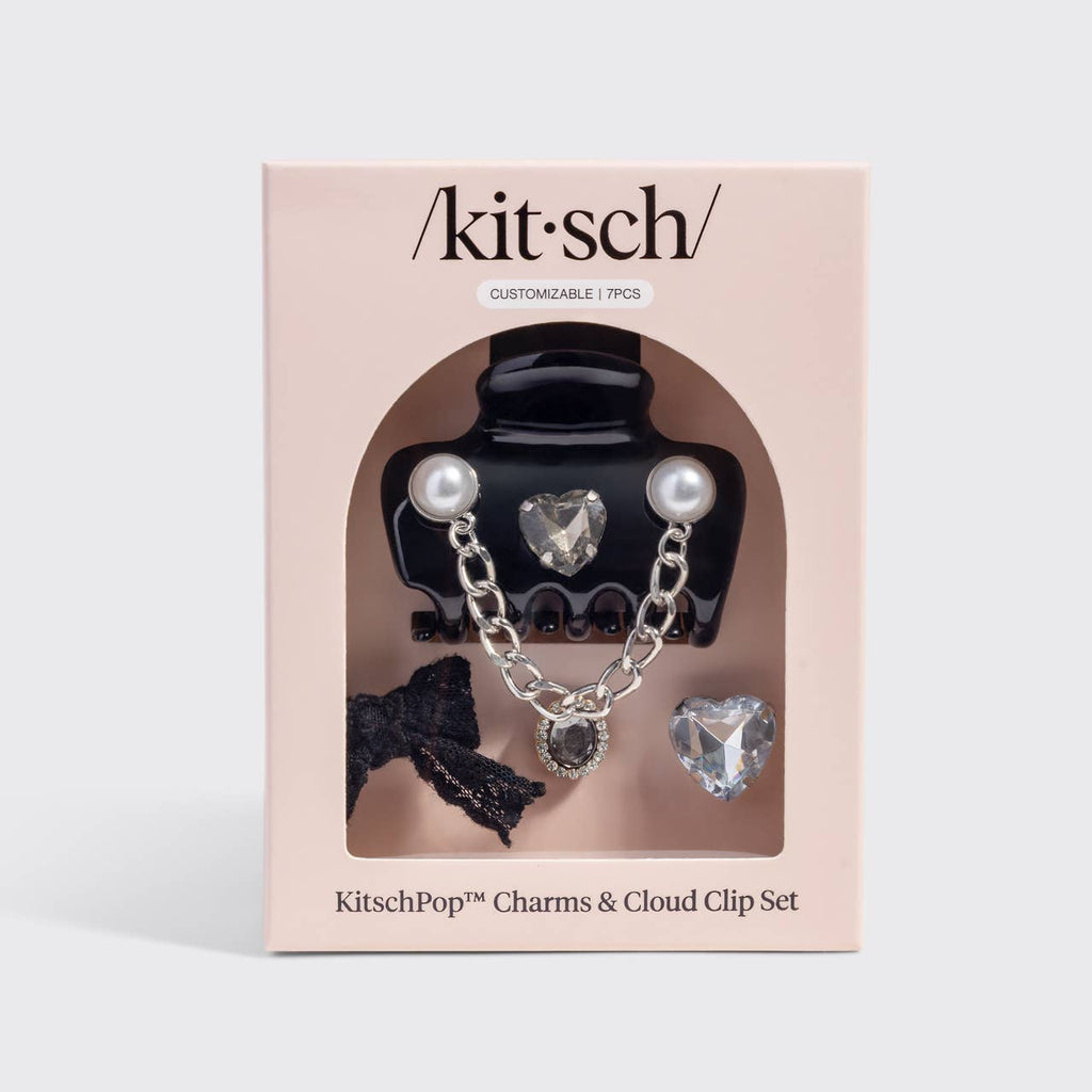 KITSCH - KitschPop™️ Cloud Clip 7pc Set Vintage- Black