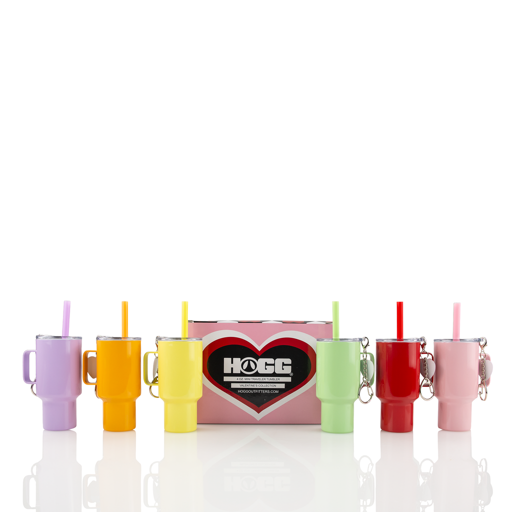 Hogg Outfitters - 4oz SUBLIMATION MINI TRAVELER (6 Pack) - VALENTINE'S DAY
