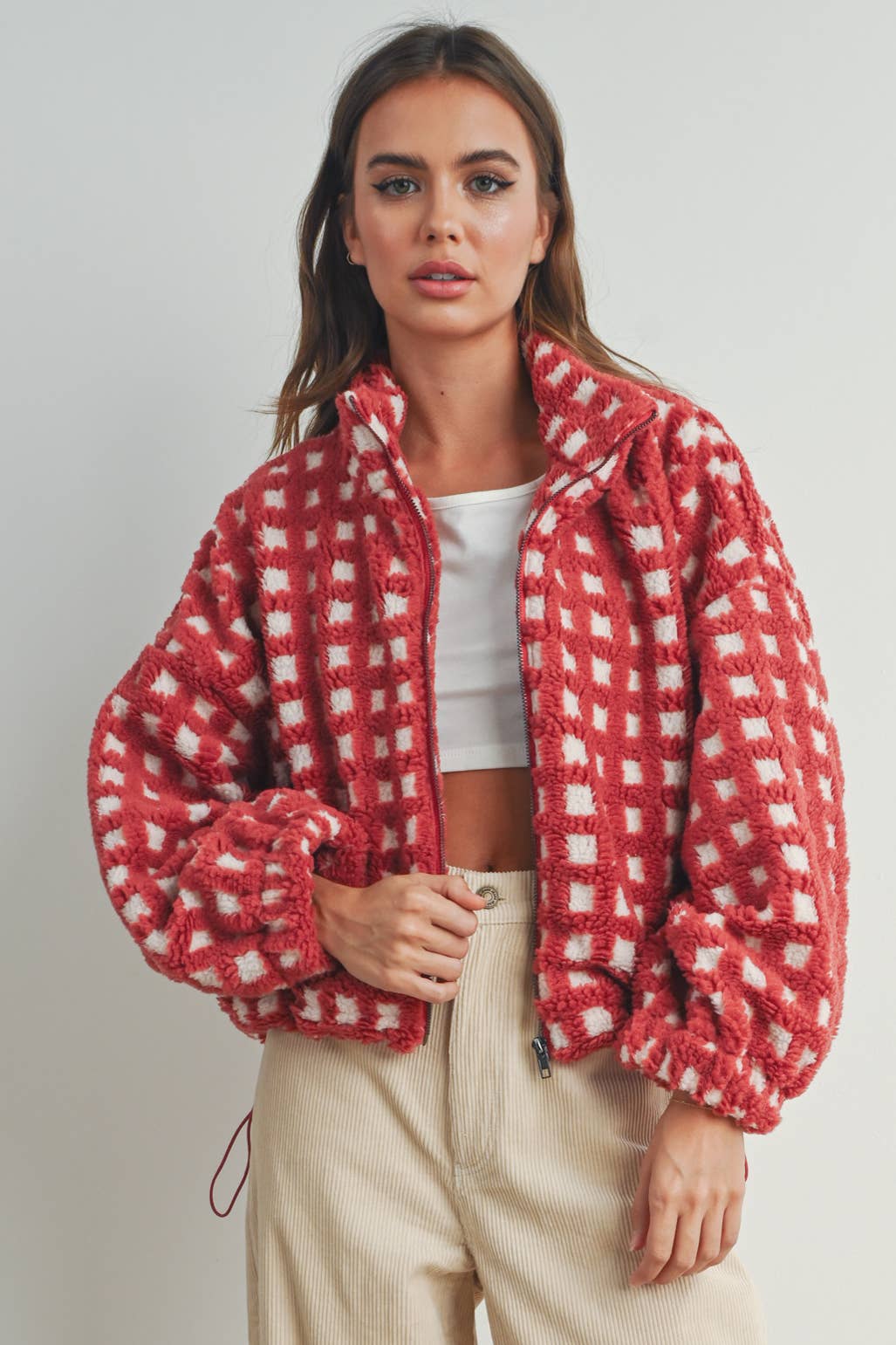 Fuzzy Sherpa Jacket