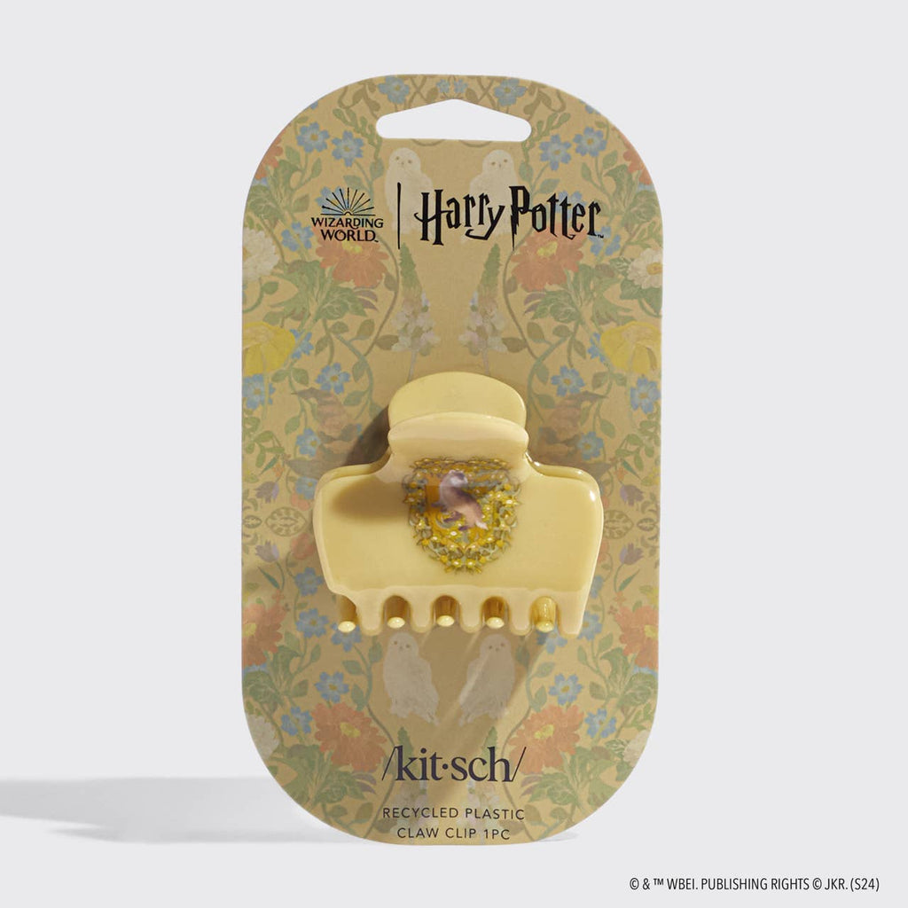 KITSCH - Harry Potter x Kitsch Recycled Cloud ClawClip 1pc-Hufflepuff