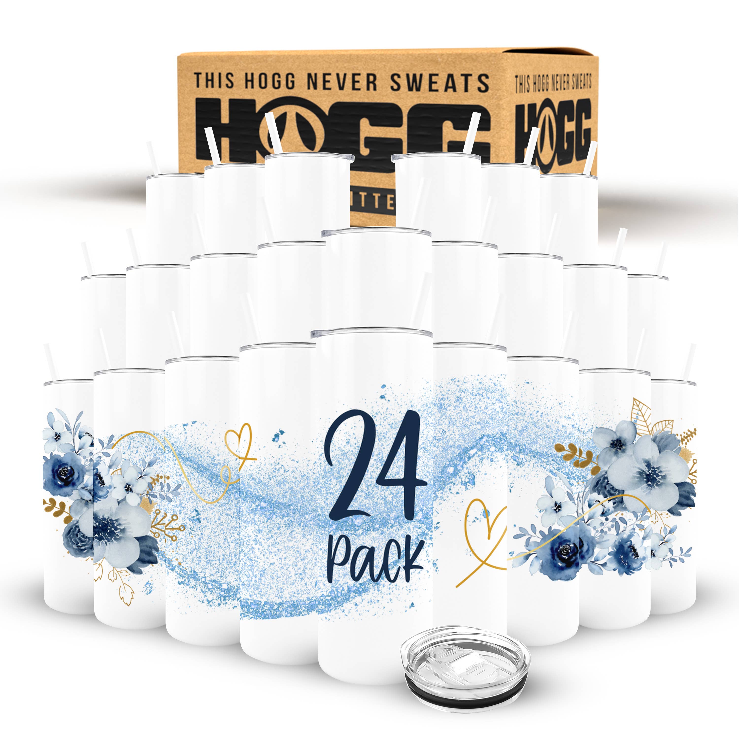 Hogg Outfitters - 20oz SUBLIMATION SKINNY EDGE TUMBLER
