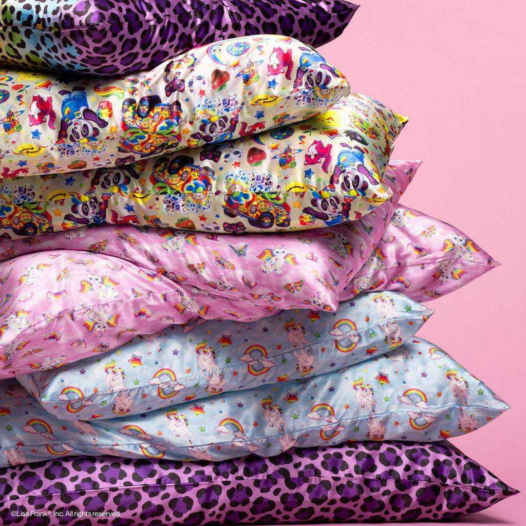 KITSCH - Lisa Frank x Kitsch Standard Satin Pillowcase - Angel Kitty™ in