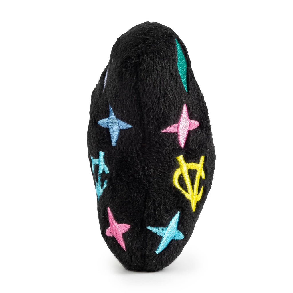 Black Monogram Chewy Vuiton Bone Squeaker Dog Toy