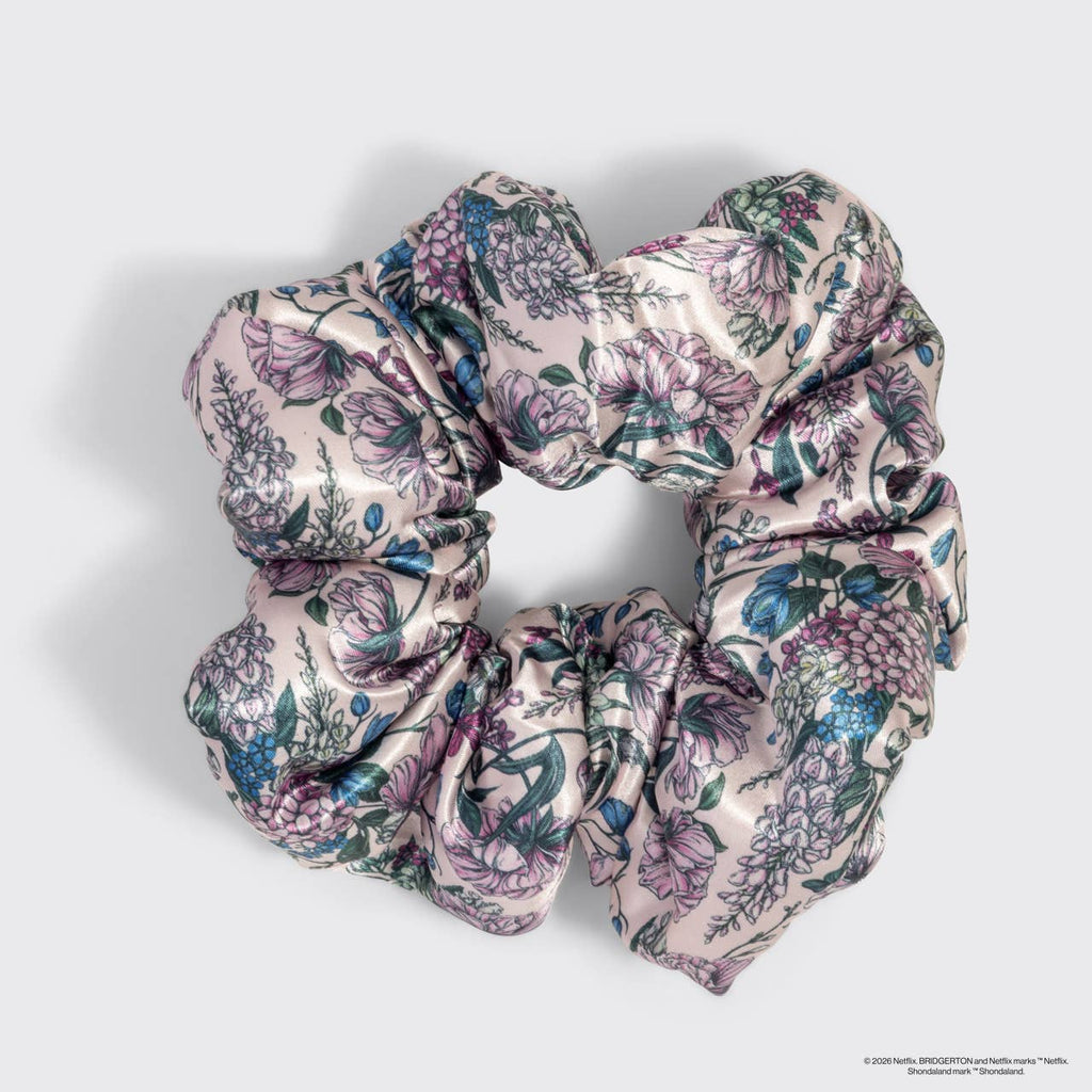 KITSCH - Bridgerton x Kitsch Satin Pillow Scrunchies® in Toile in Bloom