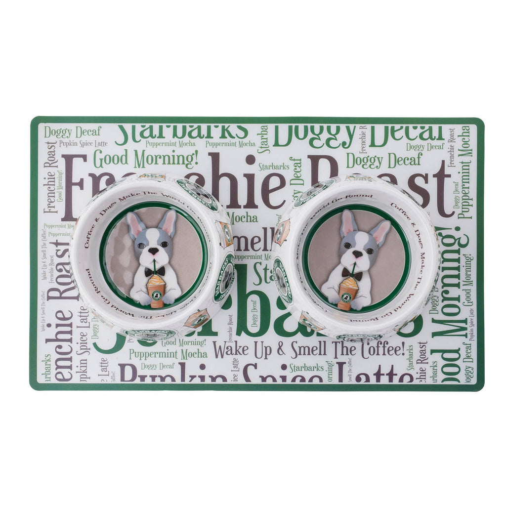 Starbarks Bowls & Placemat Dog Food Bowl