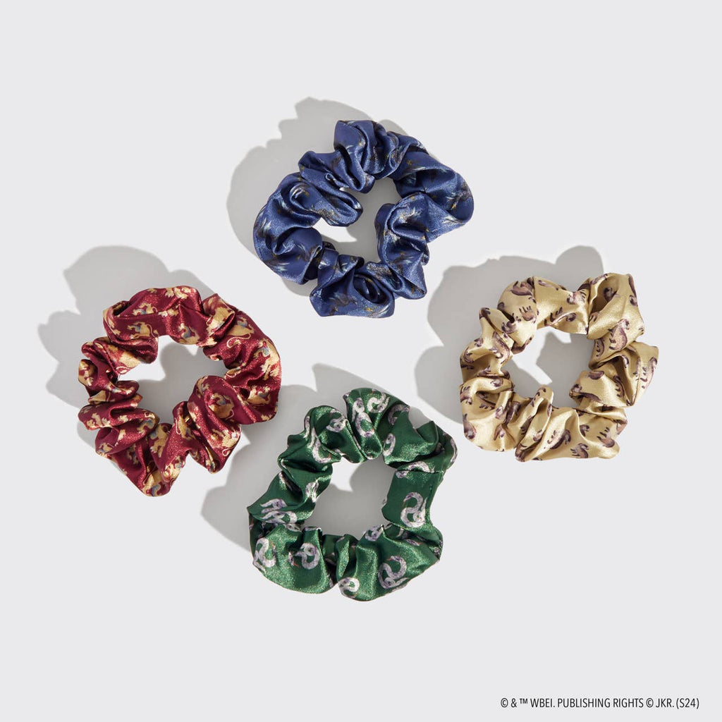 KITSCH - Harry Potter x Kitsch Satin Sleep Scrunchies 4pc Set