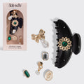 KITSCH - KitschPop™️ Curved Claw Clip 7pc Set Vintage - Black