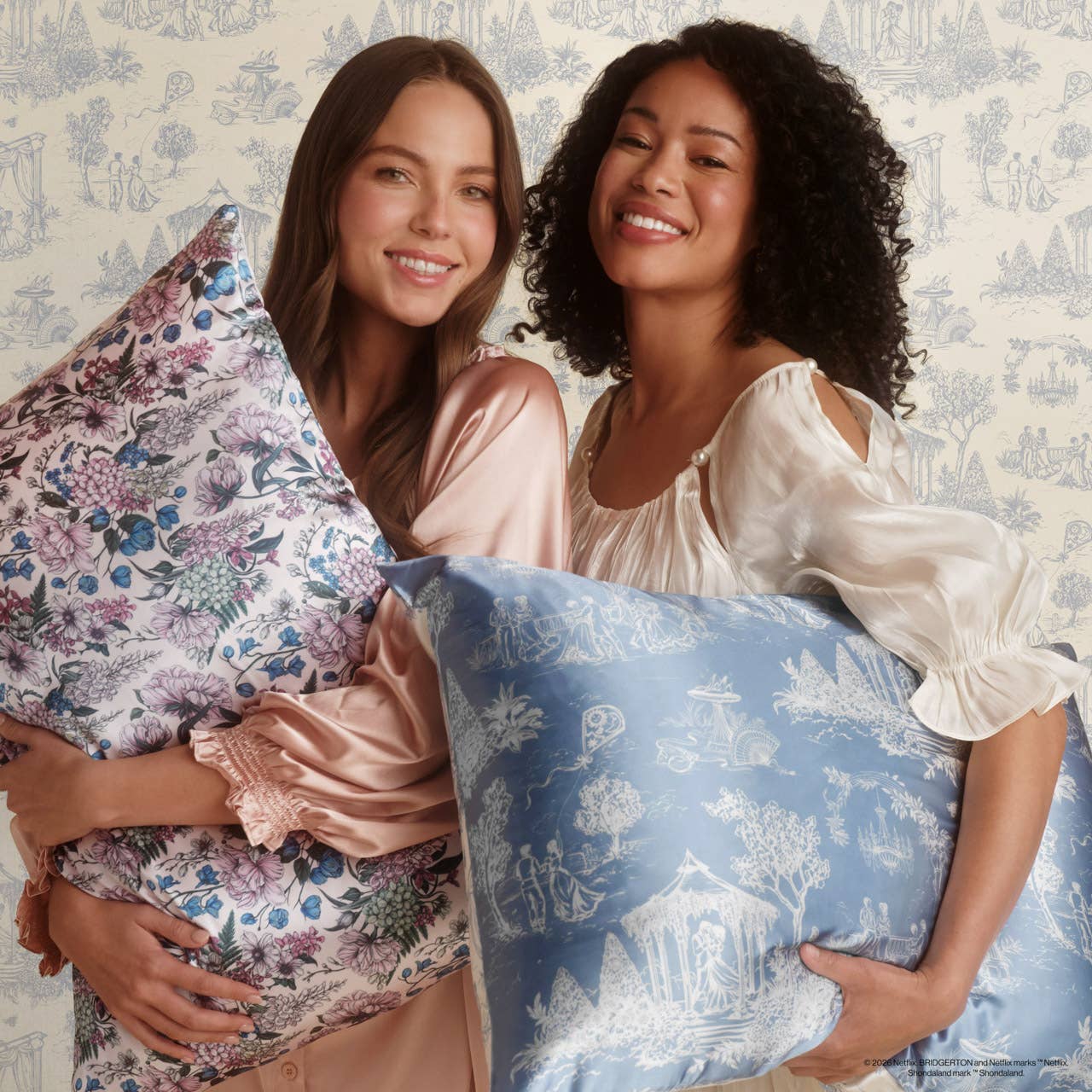 KITSCH - Bridgerton x Kitsch Satin Pillowcase in Wisteria