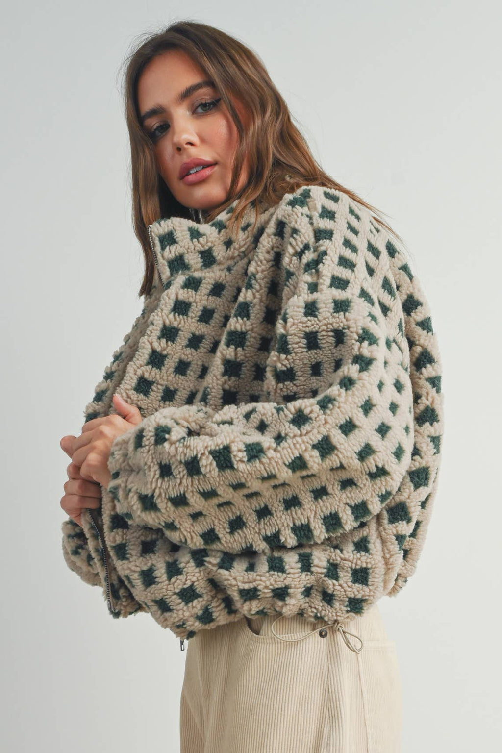 Fuzzy Sherpa Jacket
