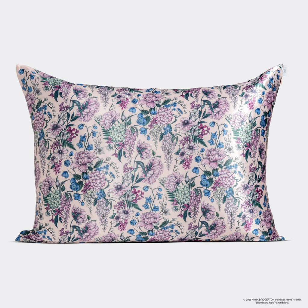KITSCH - Bridgerton x Kitsch Satin Pillowcase in Wisteria