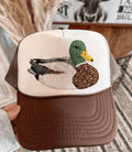 Grannys Faux Patchwork Mallard - Brown & Tan Otto Trucker Hat