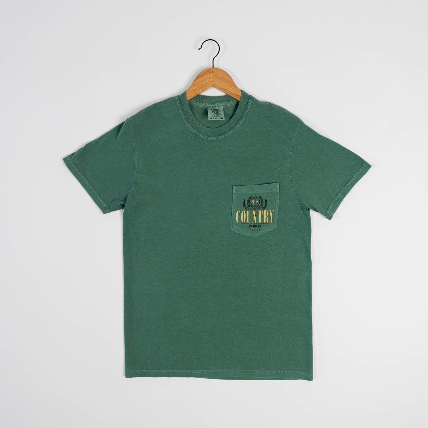 American Farm Company - Graphic Western '90's Country Soundtrack' washed pocket Tee