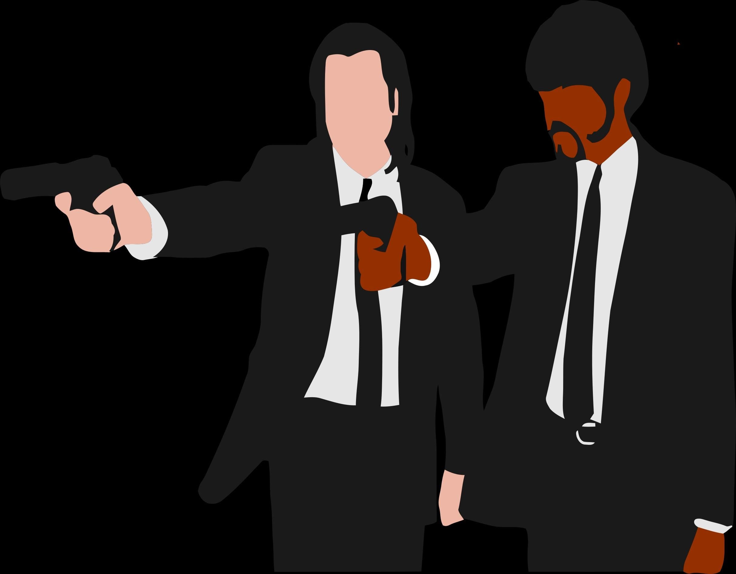 Pulp Fiction Jules & Vincent Sticker