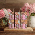 Pink Cowgirl Boots Tumbler – 20 oz Skinny Tumbler