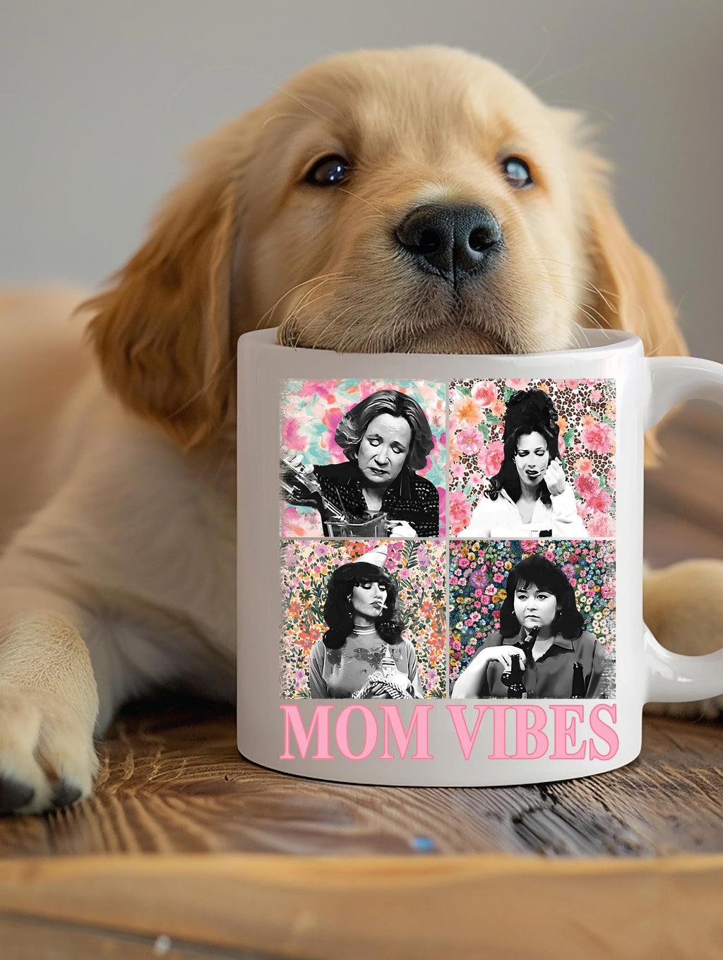 Mom Vibes Coffee Mug | Funny TV Mom Inspired Mug | Mother's Day Gift | Retro Mom Coffee Cup
