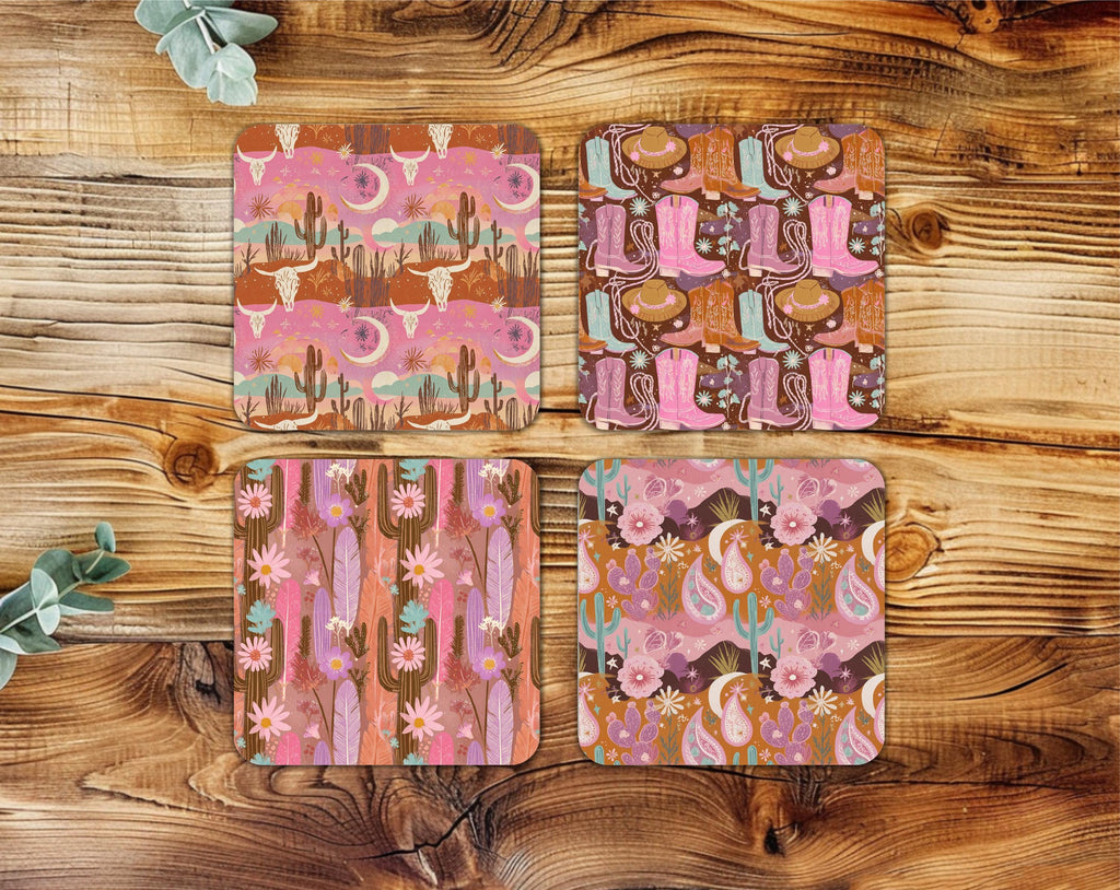 Western Desert Coaster Set – Set of 4
