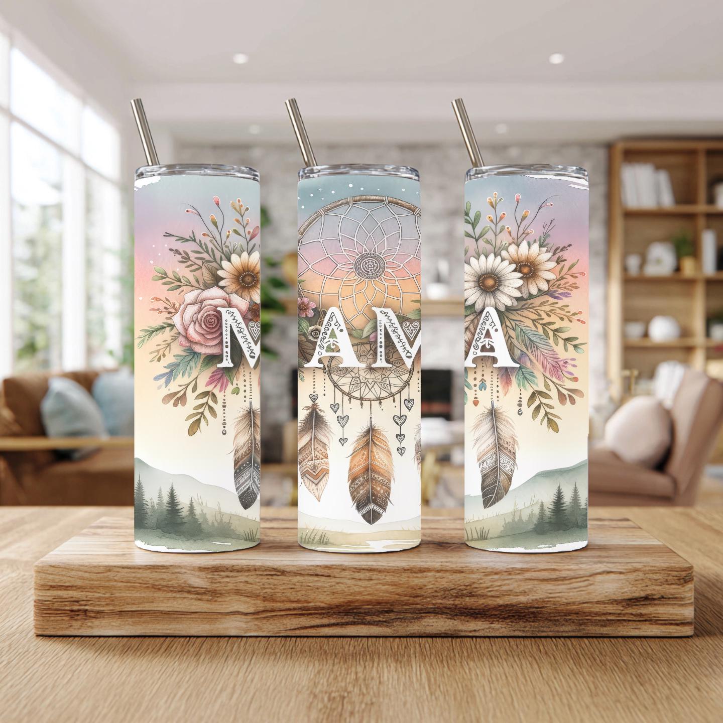 Boho Mama Stainless Steel Tumbler