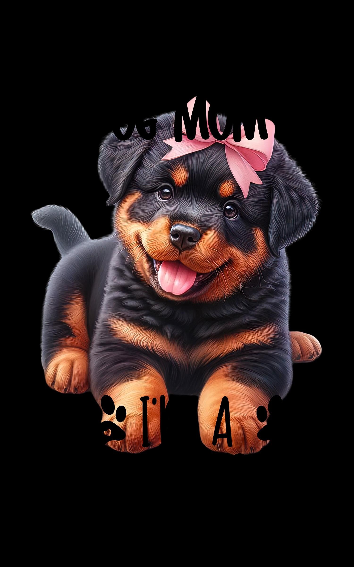 Just a Girl Who Loves Rottweilers Waffle Tea Towel – Rottweiler Lover Kitchen Towel
