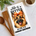 Obsessive German Shepherd Disorder Tea Towel