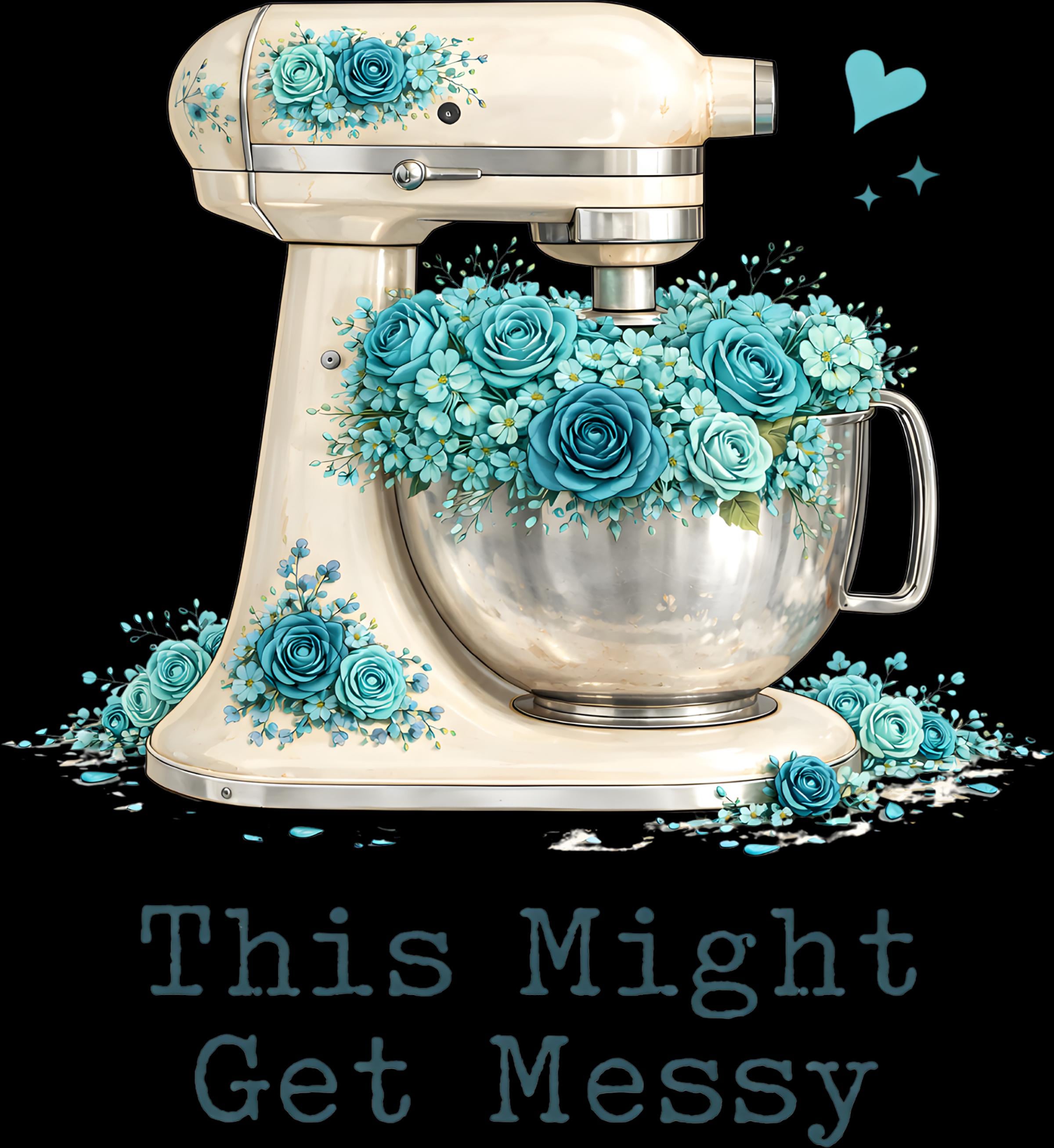 This Might Get Messy Tea Towel