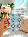 Southwestern Aztec Coffee Mug | Boho Western Mug | Turquoise Tribal Coffee Cup | Rustic Desert Decor