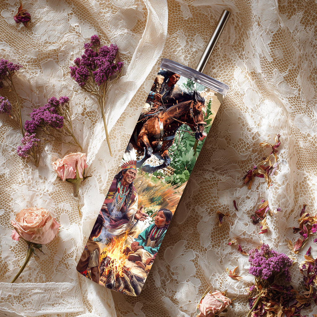 Native American Heritage 20 oz Skinny Tumbler