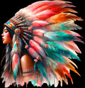 Native American Feather Magnet | Boho Native Art Magnet